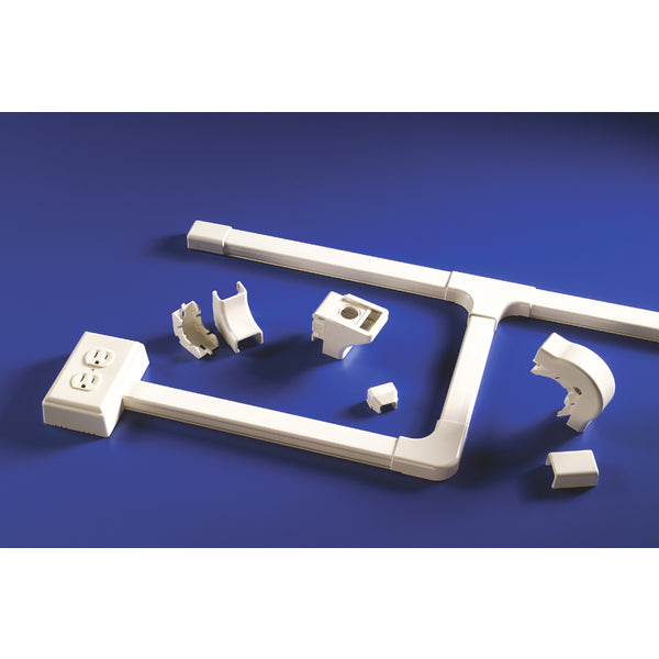 HellermannTyton TSRP1W-12 | Reducer, 1-3/4" To 1-1/4" (Tsrp3 To Tsrp2), Pvc, White, 10 Individual/Pkg