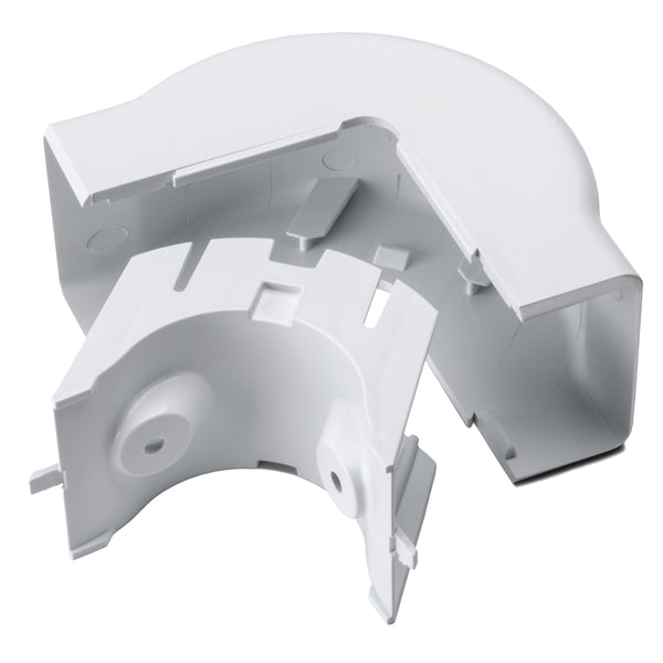 HellermannTyton TSRP3W-29-1 | External Corner Cover, 1-3/4", 1" Bend Radius, Pvc, White, 1/Bg