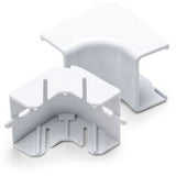 HellermannTyton TSRP3W-33-1 | Internal Corner Cover, 1-3/4", 1" Bend Radius, Pvc, White, 1/Bg