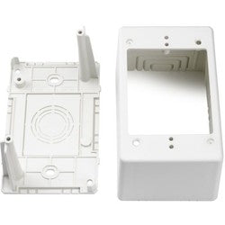 HellermannTyton TSRPFW-JB3 | Single Gang Junction Box, 2.77" Deep, Pvc, Office White, 1/Bg