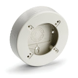 HellermannTyton TSRPFW-RB | Round Junction Box, 1-1/4" Deep, Pvc, Office White, 1/Bg