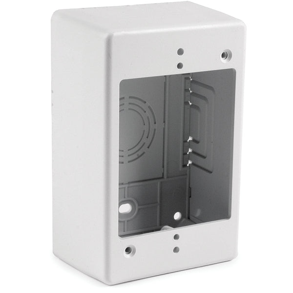 HellermannTyton TSRW-JB2 | Single Gang Junction Box, 2" Deep, Pvc, White, 1/Bg