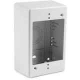 HellermannTyton TSRW-JB2 | Single Gang Junction Box, 2" Deep, Pvc, White, 1/Bg