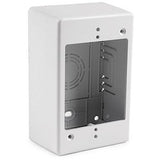 HellermannTyton TSRW-JB2 | Single Gang Junction Box, 2" Deep, Pvc, White, 1/Bg