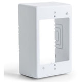 HellermannTyton TSRW-JB3 | Single Gang Junction Box, 2.77" Deep, Pvc, White, 1/Bg