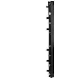 HellermannTyton VWMSC4X5BK7 | Vertical Wire Manager Single-Sided, Center Mount, 4.0" x 5.0" x 83.0", Black, 1/box