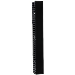 HellermannTyton VWMSS4X5BK | Vertical Wire Manager Single-Sided, Side Mount, 4.0" x 5.0" x 35.0", Black, 1/box