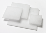 Hoffman 10100059H | 3.5" x 3.5" x 0.39" Light Gray Plastic NEMA 12 Fresh Air Enclosure Cooling Filter