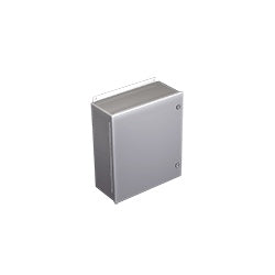 Hoffman A12108CHFL | Hinged-Cover Junction Box, Continuous Hinge with Quarter-Turn Fast Latch