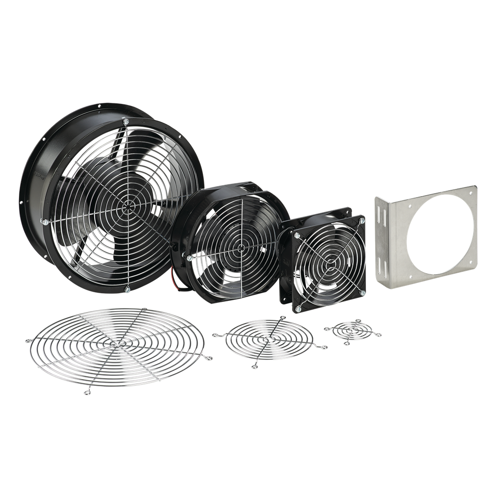 Hoffman A4AXFNPG | 4" Compact Axial Fan, 115V, 50/60Hz