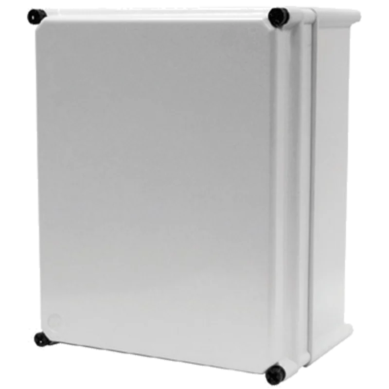 Hoffman A81-2212E2 | APO Flat Opaque Screw Cover with Extension Type 4X, 21.97x23.74x11.65, Lt Gray, Fiberglass, E2