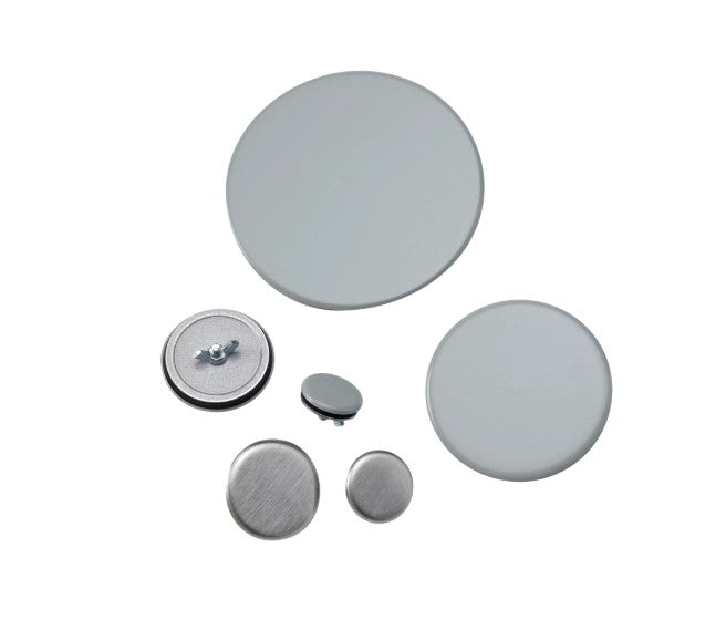 Hoffman AS125SS | Hol-Sealers Hole Seal, 2.19-inch Diameter, Brushed, Stainless Steel 304