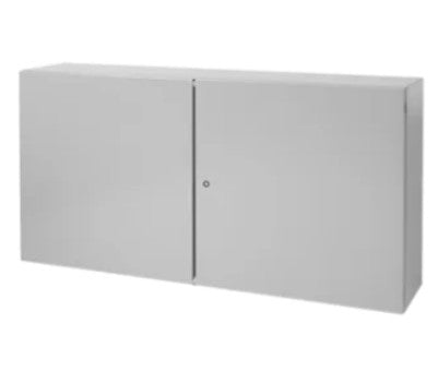 Hoffman CTD24488LG | Concept Two-Door Enclosure, 24.00 x 48.00 x 8.00, Light Gray, Steel