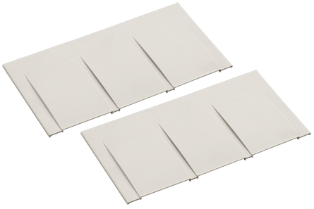 Hoffman HB01234 | End Cover for 01231/2, Pkg of 2
