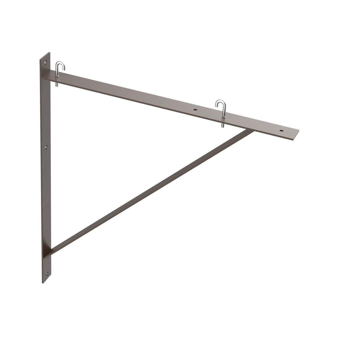 Hoffman LTSB151824BLK | Triangle Support Bracket Kit