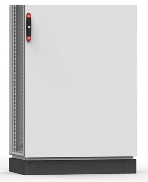 Hoffman PF1120 | Mild Steel Front/Rear Plinth, Zinc Plated, Umbra Grey Finish, 100 × 1198 × 63 mm