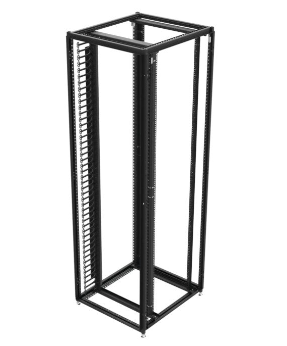 Hoffman PS1CM237 | ProLine S1 Vertical Cable Managers, 81.97 x 2.33, Black, Steel