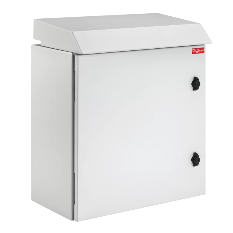 Hoffman PTRS482412G3 | ProTek 1-Door Solid Fan Package Type 3R, 48.54x23.62x11.81, Lt Gray, Steel