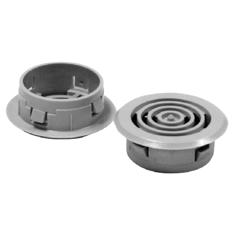 Hoffman RDV | ARIA Round Vent, Smooth Matte, Light Gray, Polymide, RDV