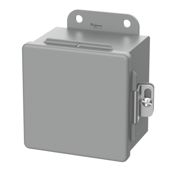 Hoffman A1212CH | Continuous Hinge Clamps CH Type 12, 12.00x12.00x6.00, Gray, Steel