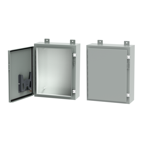 Hoffman A122406LP | Continuous Hinge with Clamps LP, Type 12, 12.00x24.00x6.00, Steel