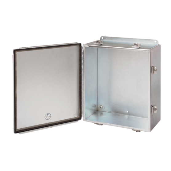 Hoffman A1412CHEMC | Continuous Hinge with Clamps, EMC, Type 12, 14.00x12.00x6.00, Steel