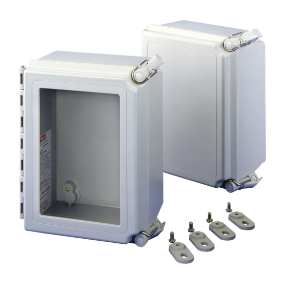 Hoffman A16148CHSCFGW | Continuous Hinge, Type 4X, 16.00x14.00x8.00, Fiberglass, Window Cover