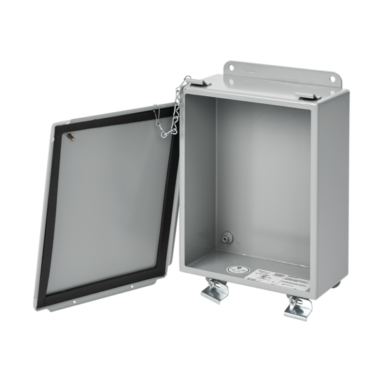 Hoffman A1614LP | Lift-Off Clamp Cover, Type 12, 16.00x14.00x6.00, Gray, Steel