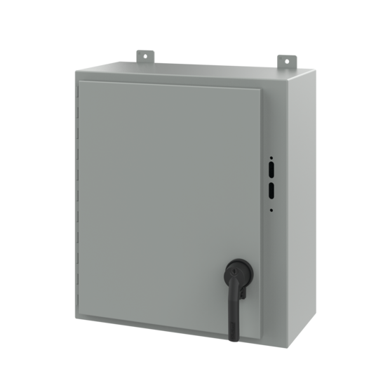 Hoffman A24SA2210LPPL | Disconnect Enclosure with Handle, Type 12, 24.00x21.38x10.00, Steel