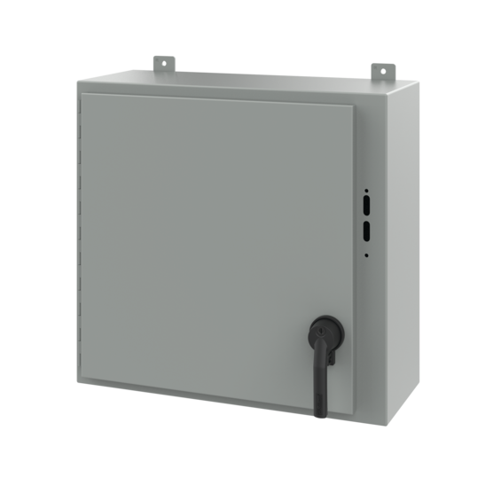Hoffman A24SA2610LPPL | Disconnect Enclosure with Handle Type 12, 24.00x25.38x10.00, Steel