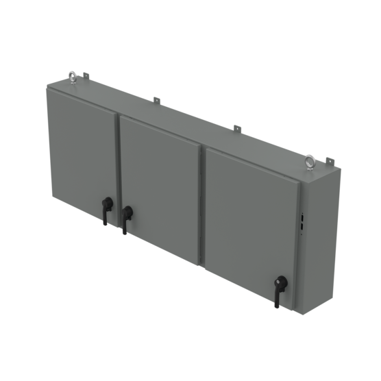 Hoffman A30X3E8310 | Low-Profile, One- to Five-Door Disconnect Enclosure, Type 12, 30.00x82.25x10.00