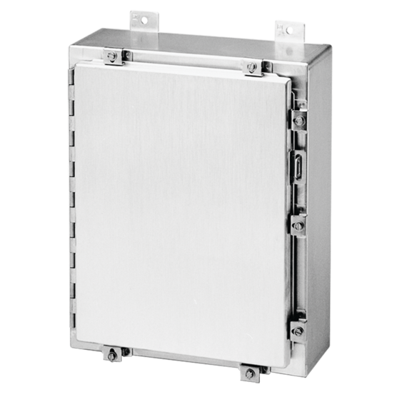 Hoffman A36H2408ALLP | Continuous Hinge with Clamps LP Type 4X, 36.00x24.00x8.00, Aluminum