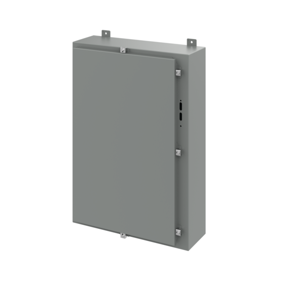 Hoffman A36HS2508LP | Disconnect Enclosure with Clamps, Type 4, 36.00x25.38x8.00, Gray, Steel