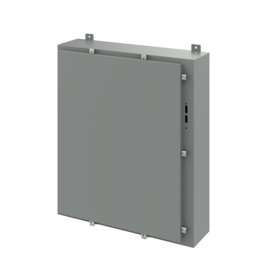 Hoffman A36HS3108LP | Disconnect Enclosure with Clamps, Type 4, 36.00x31.38x8.00, Gray, Steel