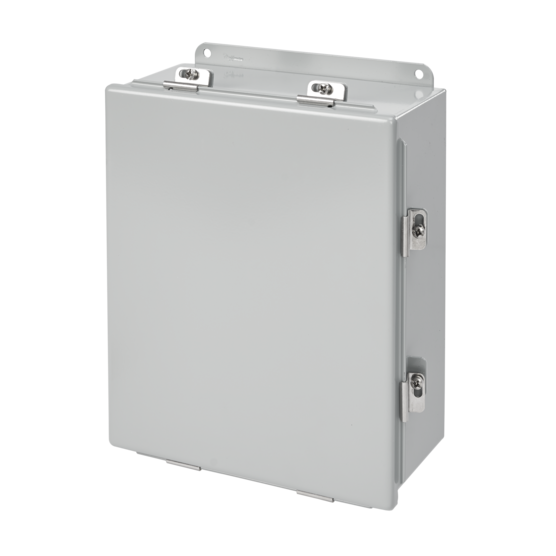 Hoffman A404CHNF | Continuous Hinge with Clamps, Type 4, 4.00x4.00x3.00, Gray, Steel