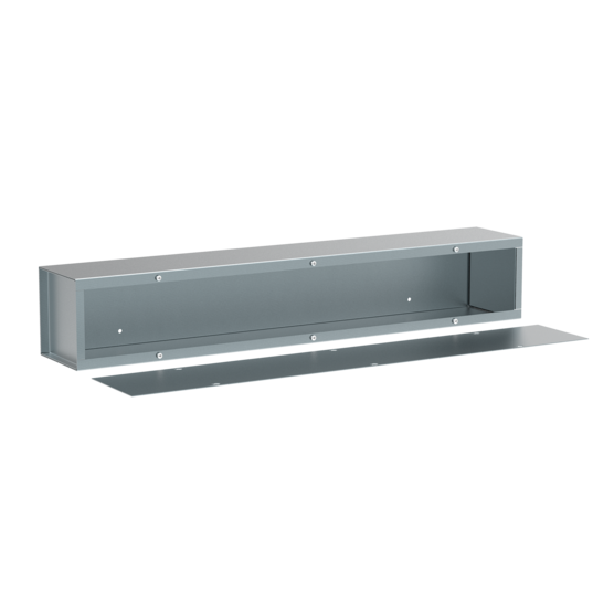 Hoffman A4472T1T | Wiring Trough, NEMA Type 1, 4.00x4.00x72.00, Gray, Steel
