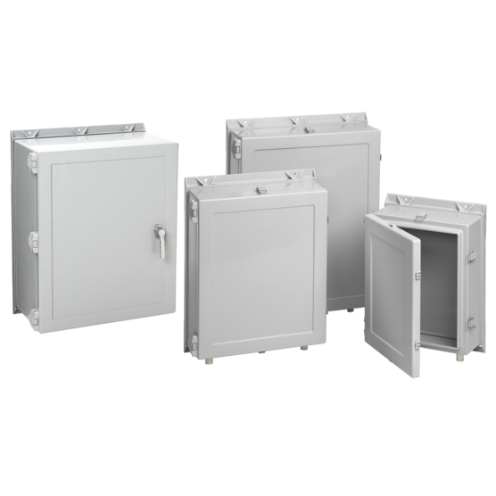 Hoffman A48H3612GQRLP | Hinge Cover with Quick-Release Latch Type 4X, 48.25x36.25x12.00, Fiberglass