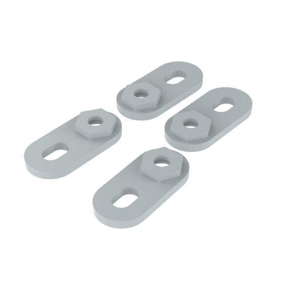 Hoffman A48MFTHDWK | A48 Mounting Foot Kit