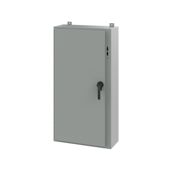 Hoffman A48SA2610LPPL | Disconnect Enclosure with Handle, Type 12, 48.00x25.38x10.00, Steel