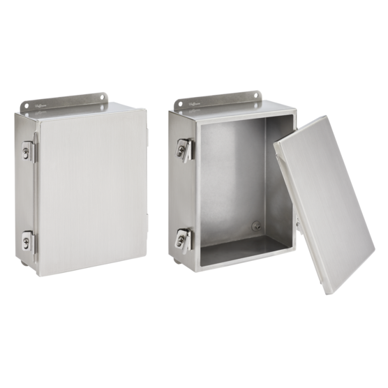 Hoffman A6044NFSS | Clamp Cover Junction Box Type 4X, 6x4x4, SS 304