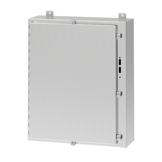 Hoffman A60HS3712SSLP | Wallmount Disconnect Enclosure with Clamps Type 4X, 60x37x12, SS Type 304