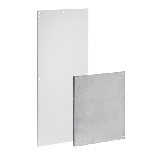 Hoffman A60P24F2 | Panel for Free-Stand with Mounting Channel, Half-Length, fits 60x24, White
