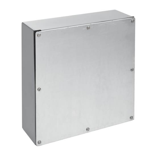 Hoffman A664GSC | Screw-Cover Gasketed Type 3, 6.00x6.00x4.00, Galvanized, Steel