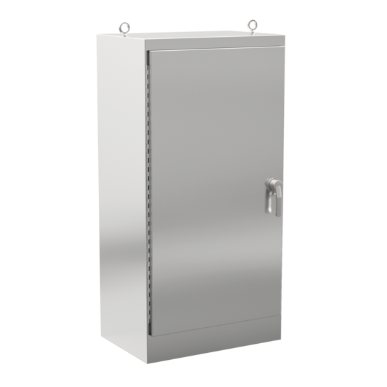 Hoffman A722424SSFSN4 | Freestand, 1 Door, Single Access, 3 Pt Latch, 4x, 72x24x24, SS 304