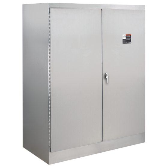 Hoffman A727224SSFSD | Freestand, Type 12, 2 Door, Single Access 72x72x24, SS 304