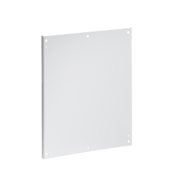 Hoffman A72P48F2 | Panel for Free-Stand with Mounting Channel, Half-Length, fits 72x48, White