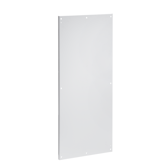 Hoffman A72P60F1 | Panel for Free-Stand with Mounting Channel Full-Length, fits 72x60, White, Steel