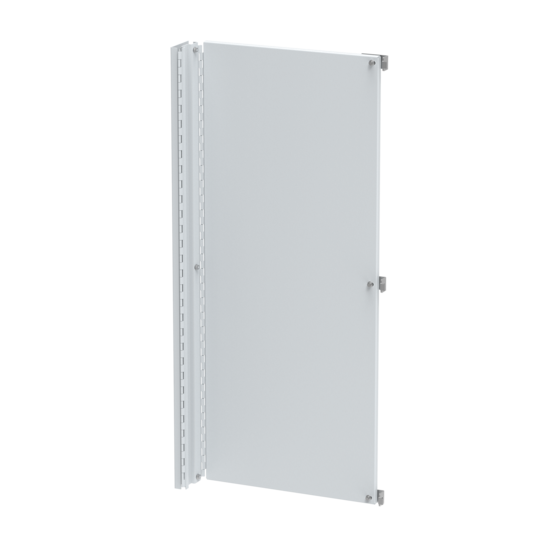 Hoffman A72SP30F4 | Swing-Out Panel for Free-Stand with Mounting Channel, Half, fits 72x30, White