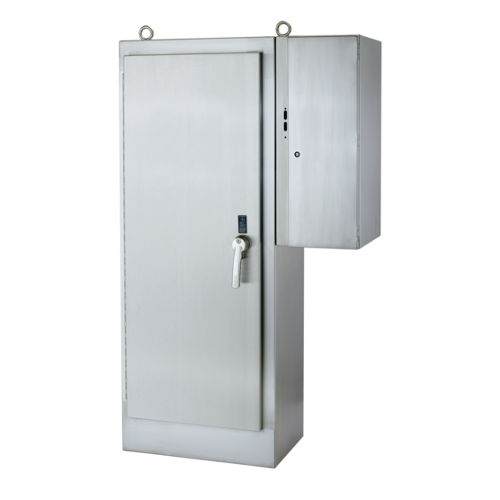 Hoffman A72XD3EW18SSFTCLP | Sequestr, External Disconnect Package, 4X, 72x118x18, 3 Door, SS 304
