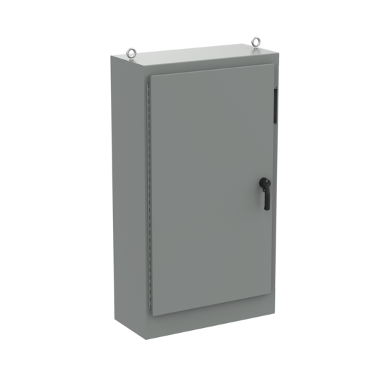 Hoffman A72XM4018FTCLP4 | Free-Stand Disconnect with Quick-Release Hinge, Type 4, 72.12 x 40.25 x 18.12